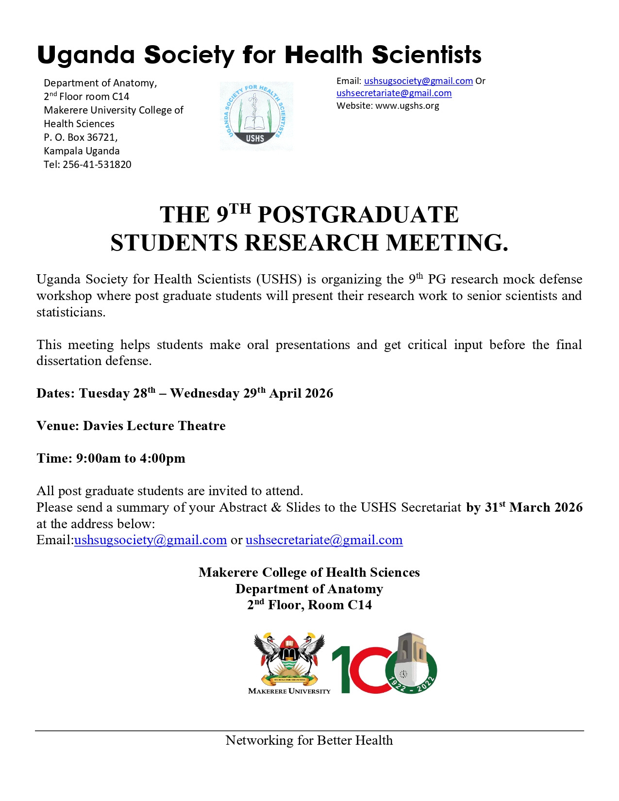 Postgraduate Mock Defense